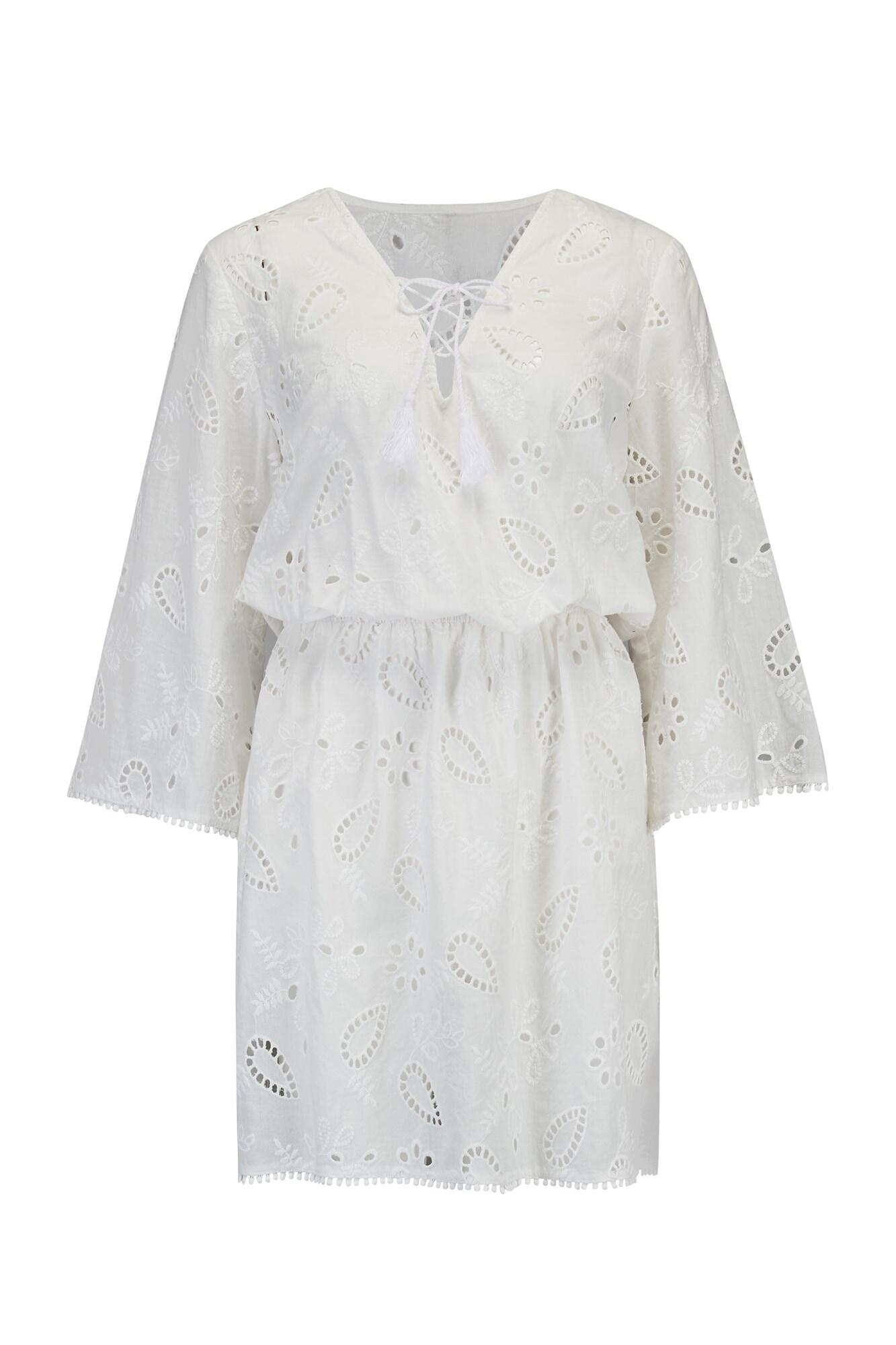 Broderie anglaise best sale wrap dress