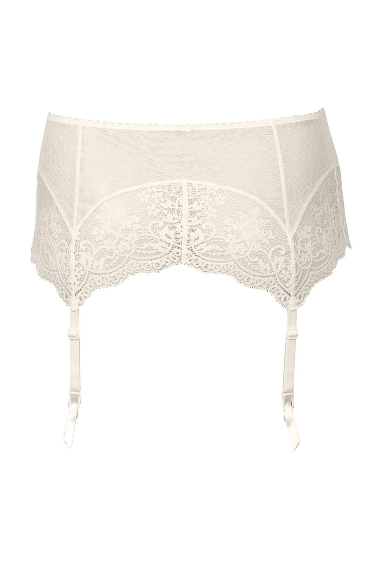 Opera Suspender in Ivory | Pour Moi