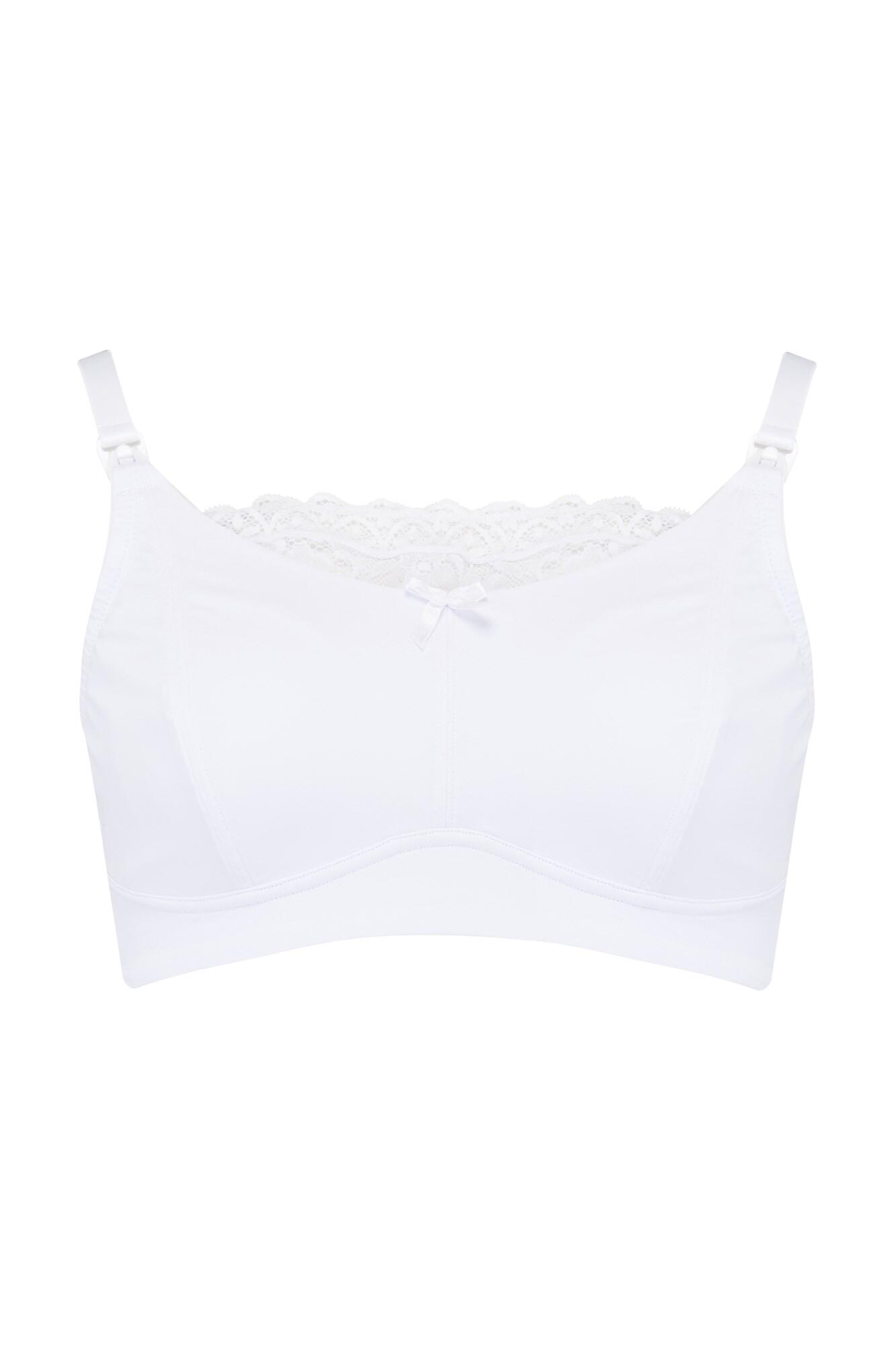 Rebel Maternity Nursing Bra in White | Pour Moi