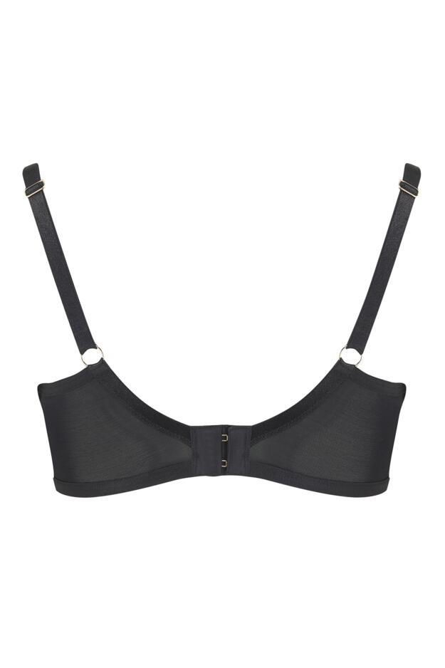 India Non Padded Underwired Bra in Black | Pour Moi