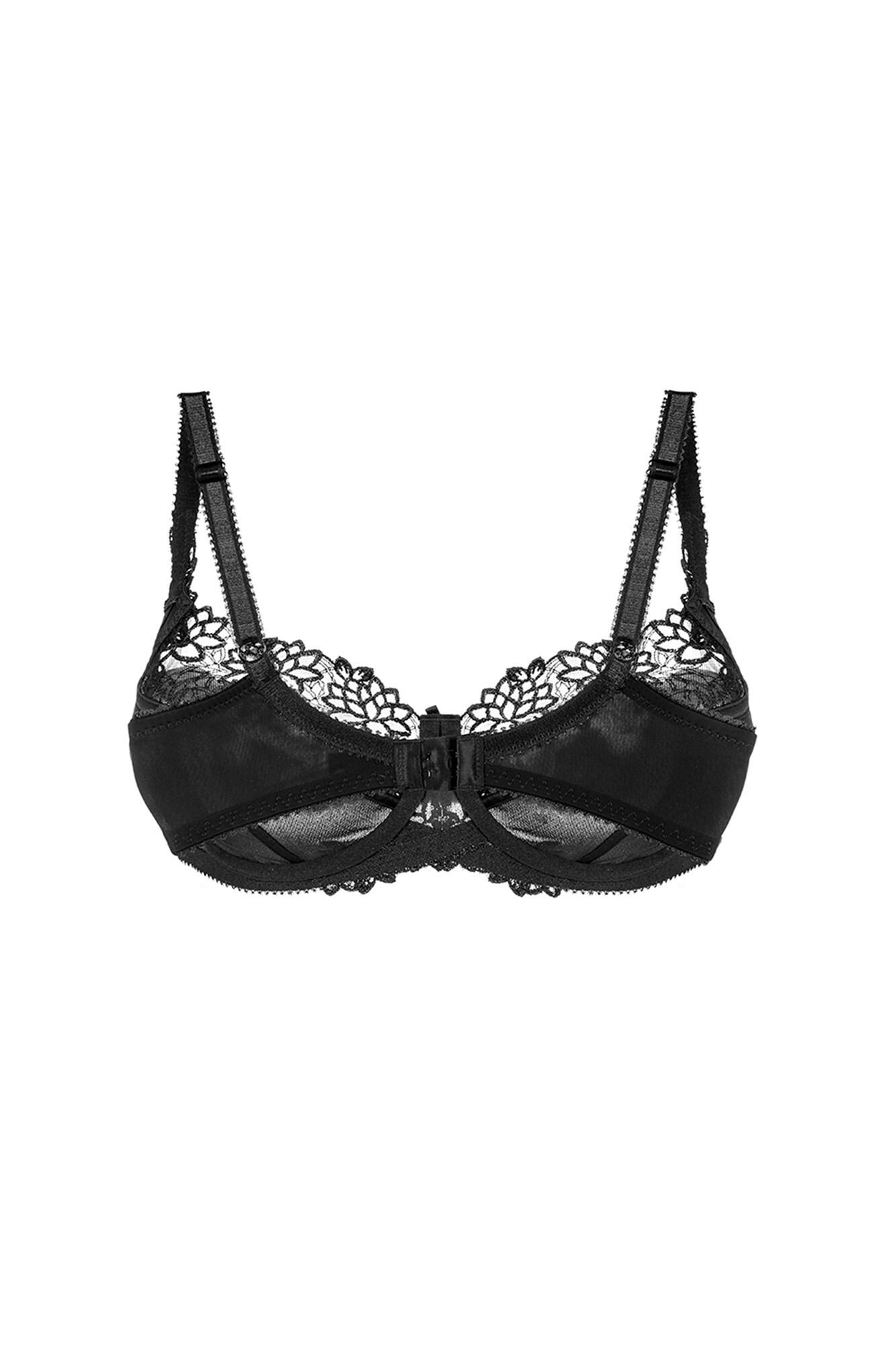 Suzette Balconette Bra | Black | Pour Moi