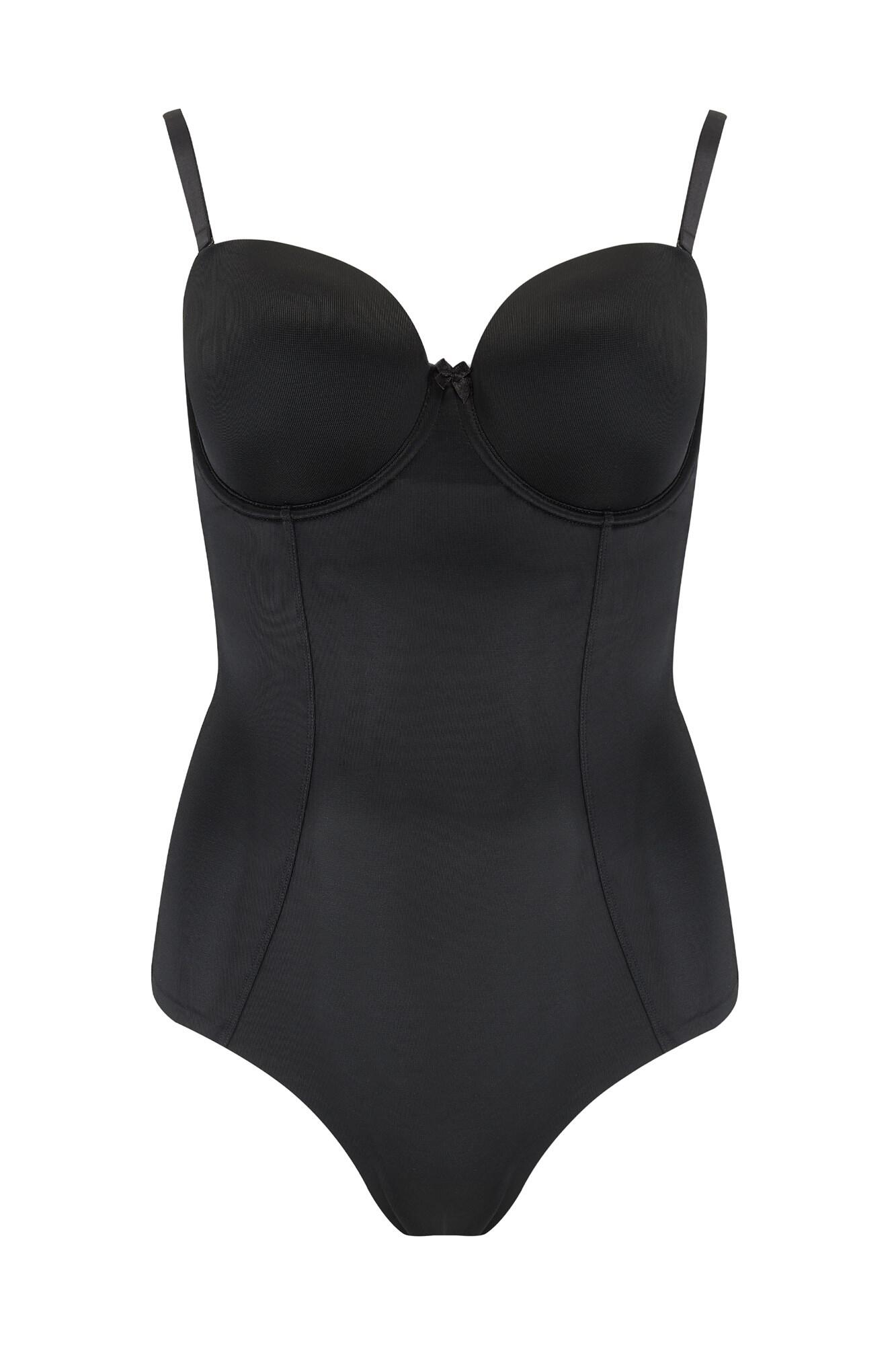 black shapewear body