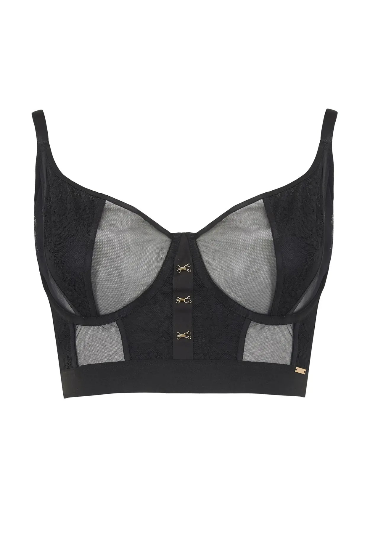 India Underwired Bustier | Pour Moi | India Underwired Bustier | Black ...