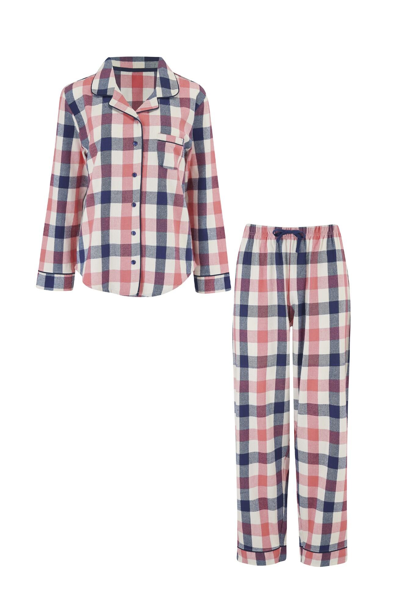 pour moi cosy check pyjama set