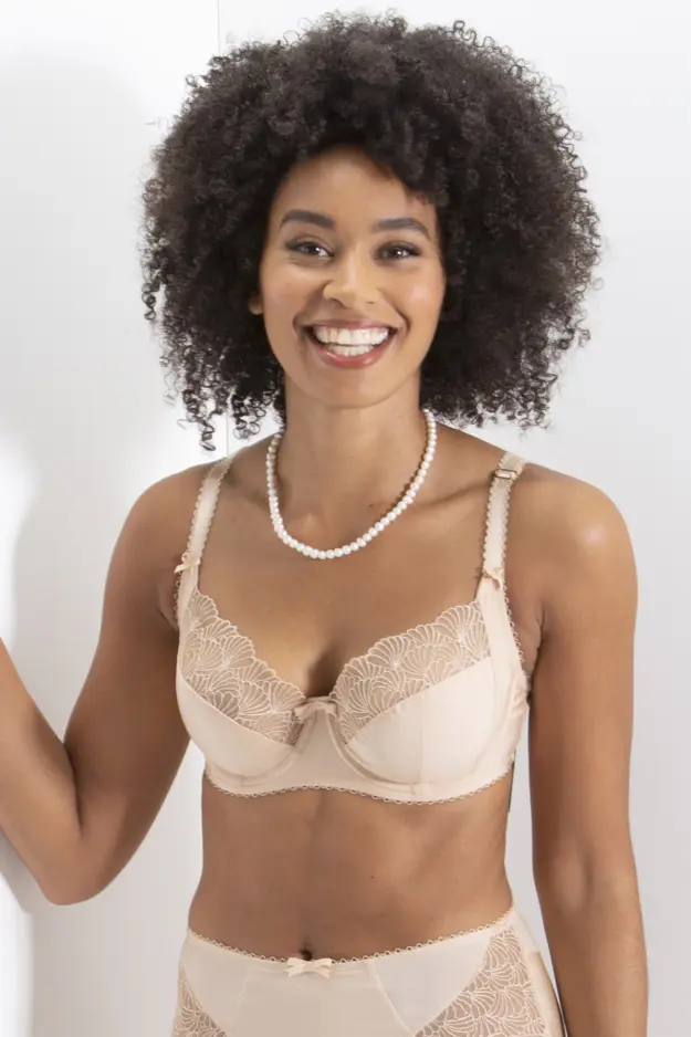 Ophelia Side Support Full Cup Bra - Cashmere