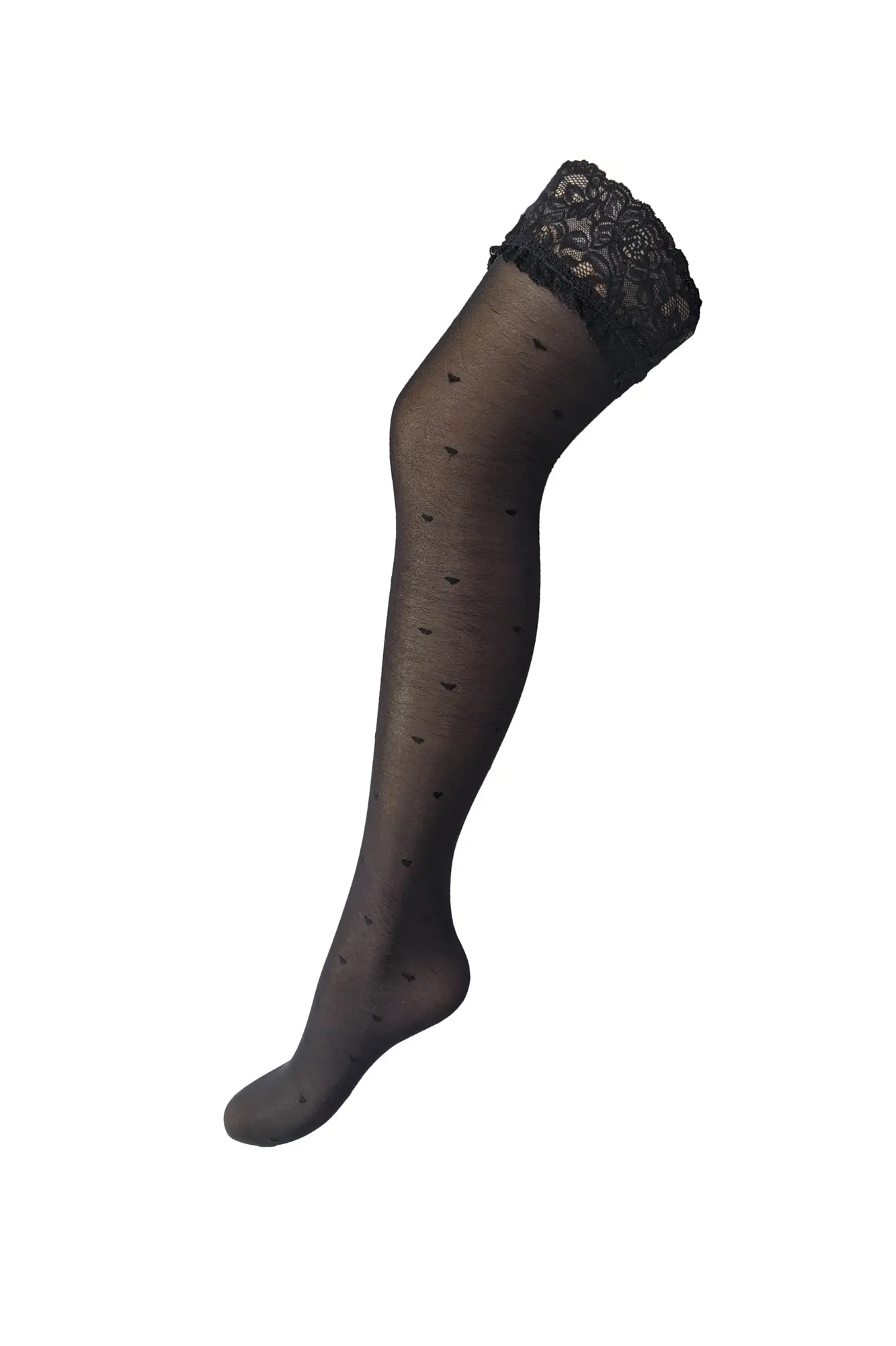 Floral Lace Thigh Highs with Stay Up Lace Top – Sock Dreams