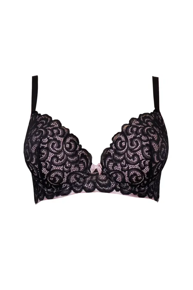 Buy Rosy L'Amour Red and Cappuccino Push Up Bra 36B UK Online at