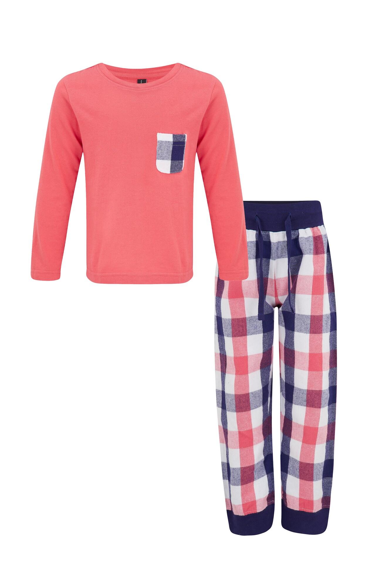 pour moi cosy check pyjama set