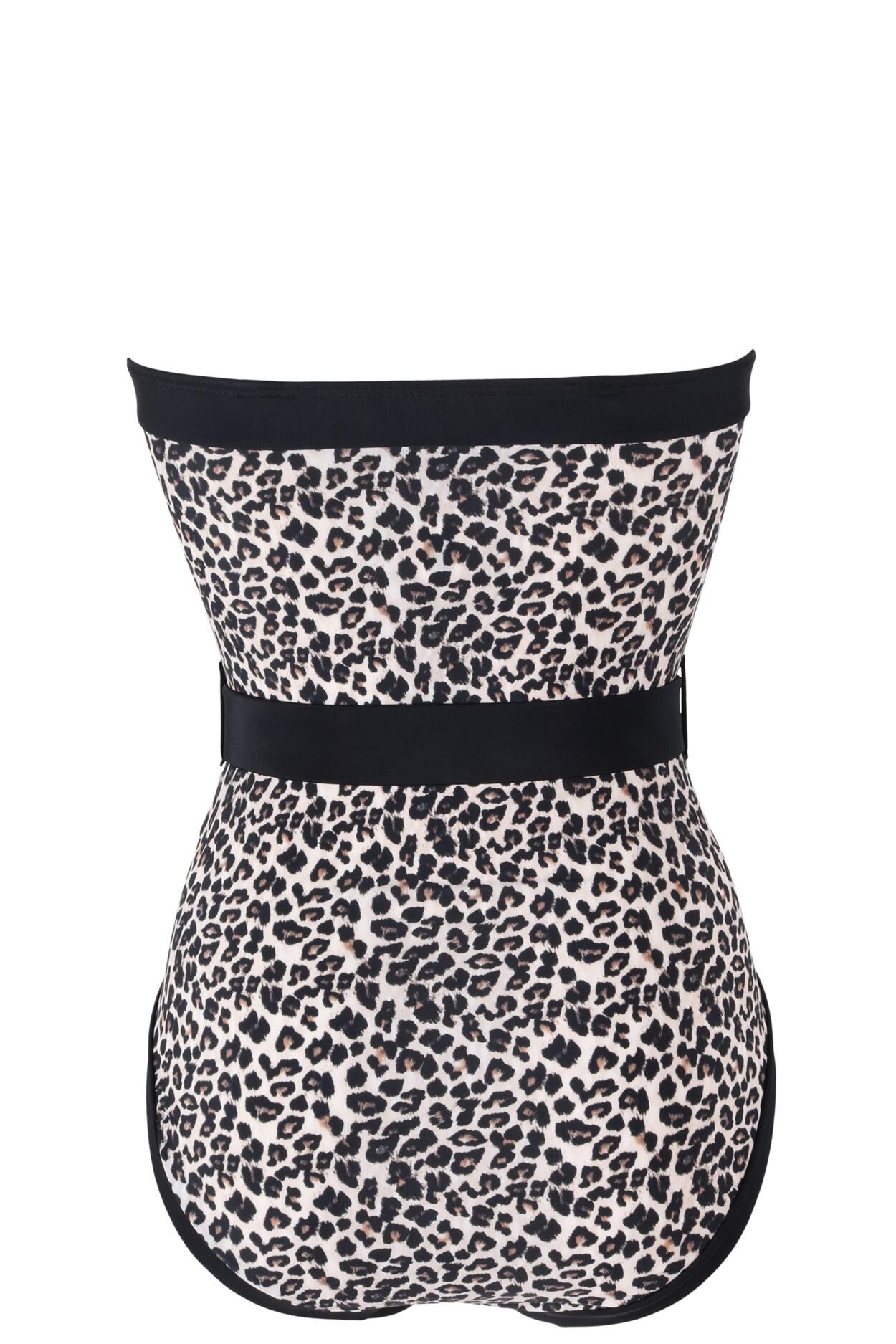 Removable Straps Belted High Leg Control Swimsuit Pour Moi Removable Straps Belted Control