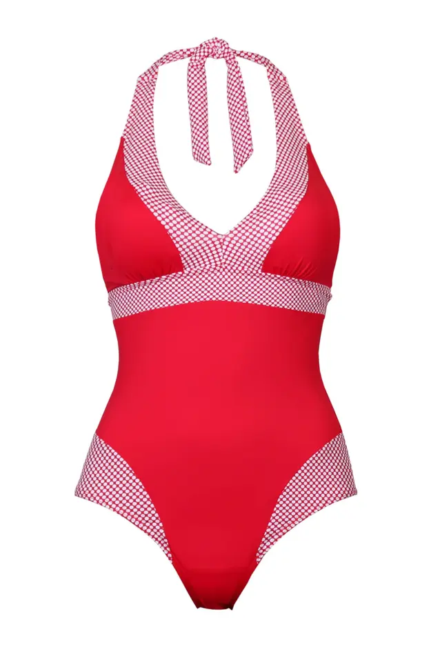 Buy Pour Moi Positano Removable Cup Halter Control Swimsuit from