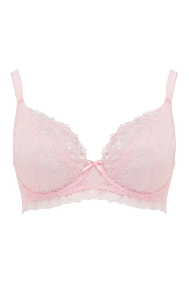 Buy Pour Moi Pink Non Padded Revolution Front Fastening Bralette from Next  Ireland