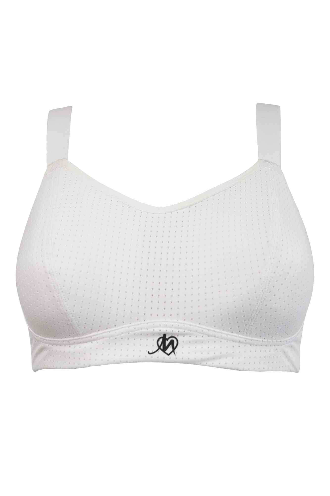 Myprotein MP Women's High Support Moulded Cup Sports Bra - White - 30D