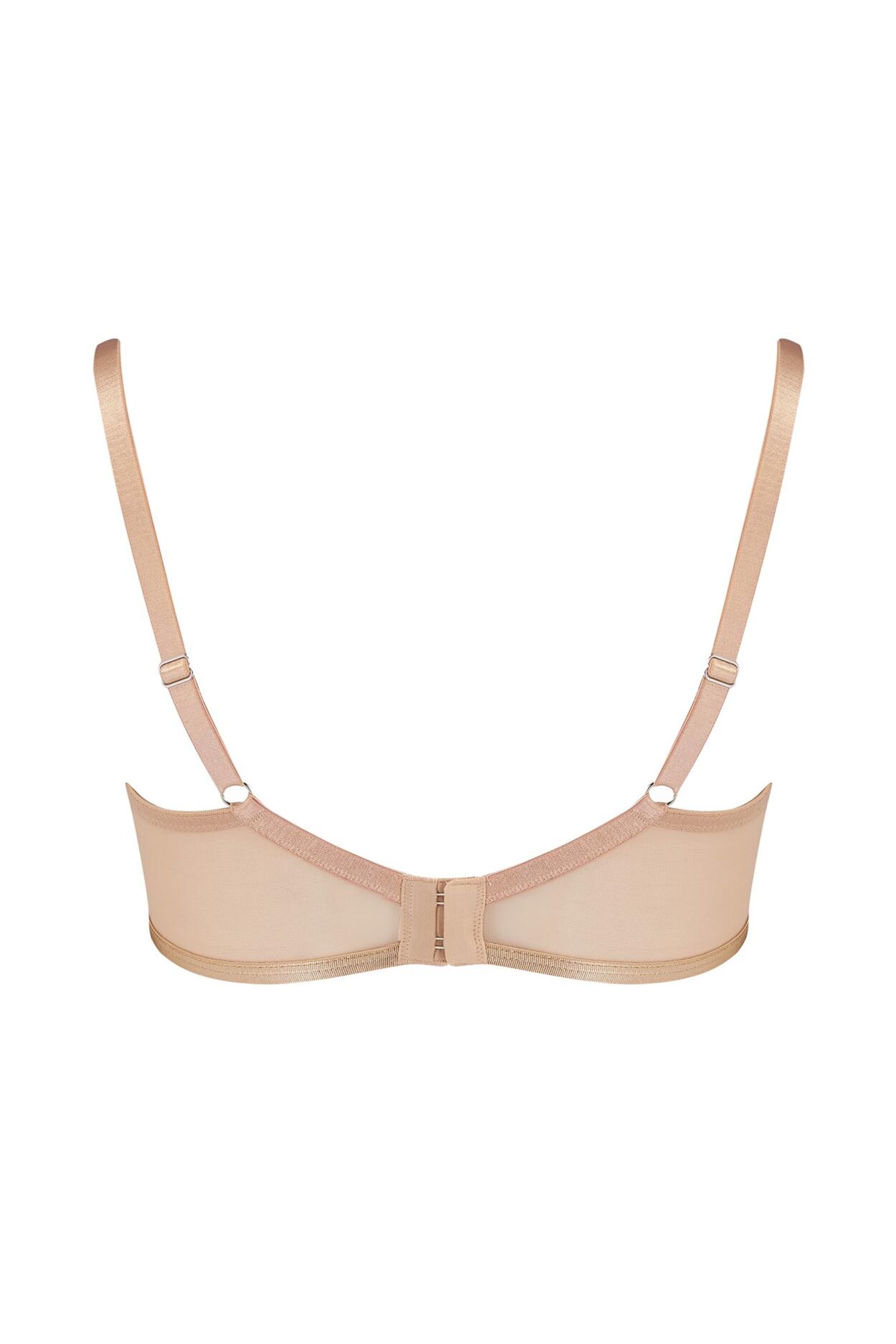 Viva Luxe Underwired Bra D-J in Toffee | Pour Moi