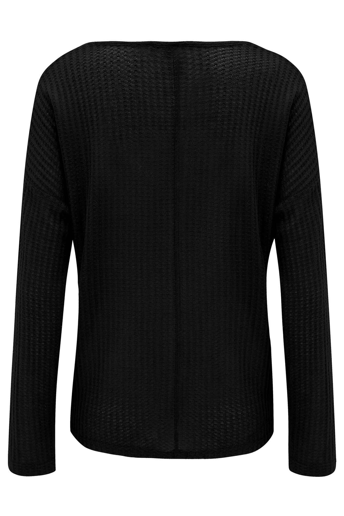 Long black hotsell pullover sweater