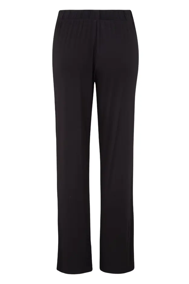 Cotton Side Slit Pant - Black – Le' Diva Boutique Store