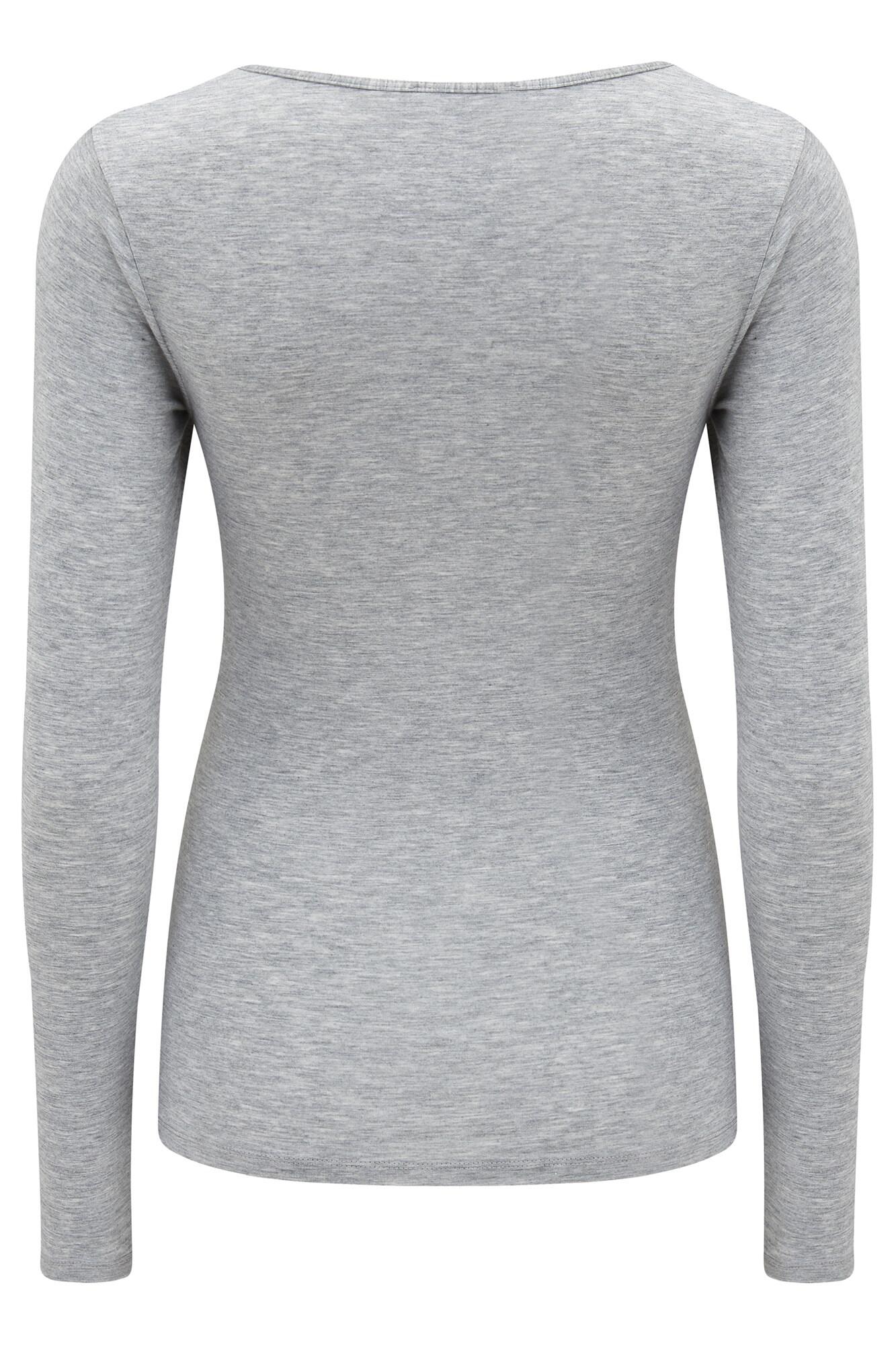 CHARNOS Womens Second Skin Thermalwear Long Sleeve Top 58236 Grey 