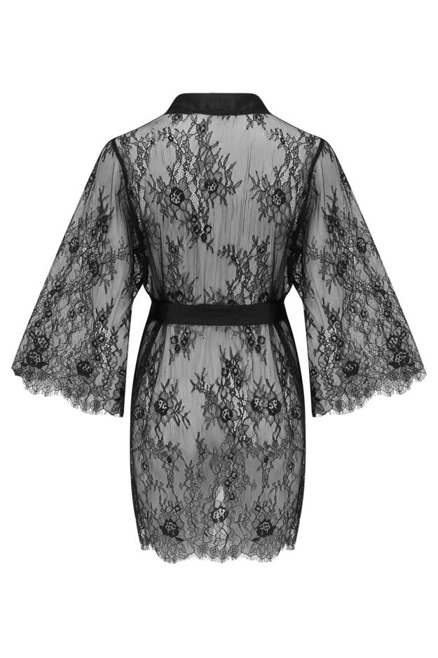 For Your Eyes Only Lace Gown - Black