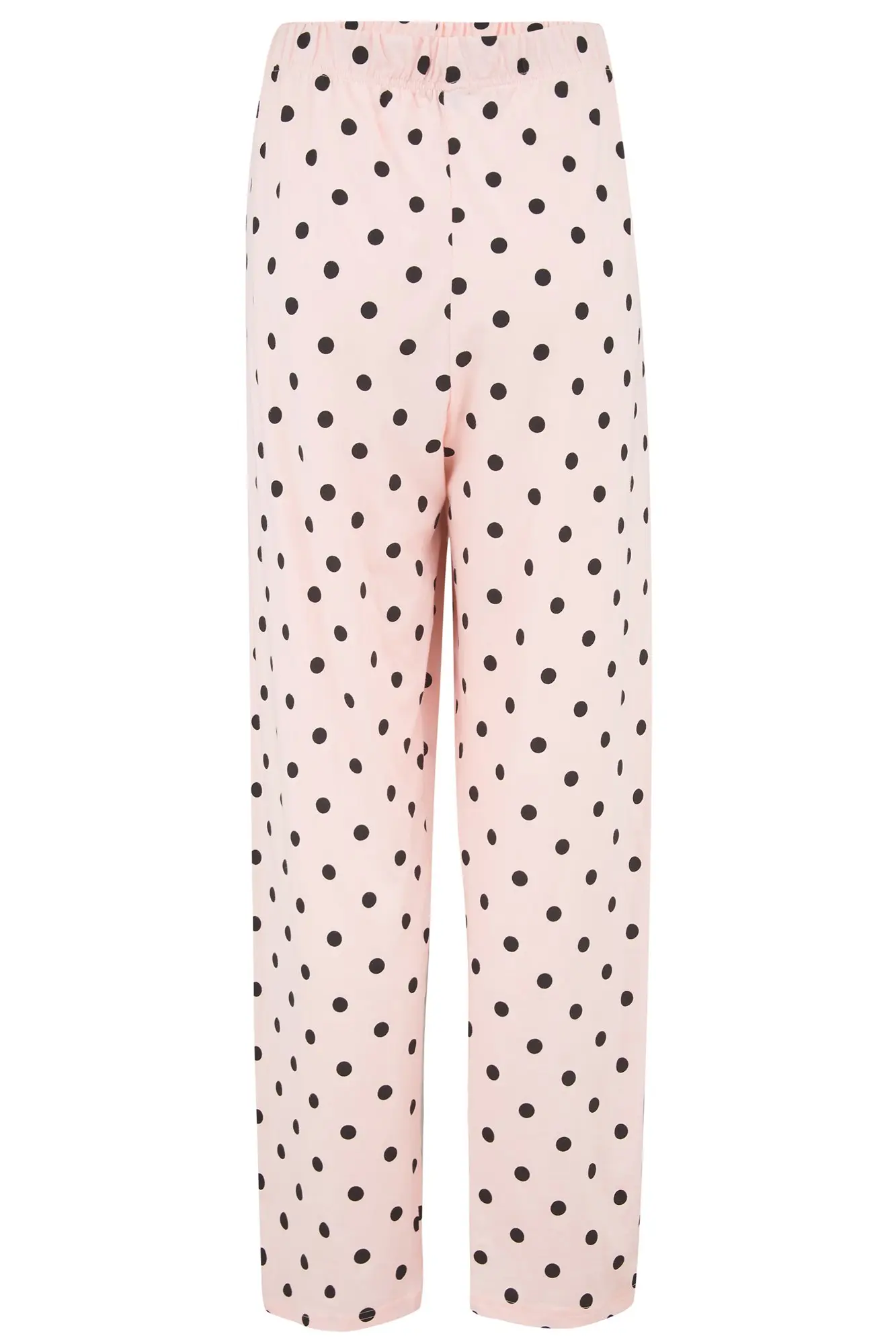 Sore Head Stay in Bed Cotton Jersey Pyjama Set | Black/Pink | Pour Moi
