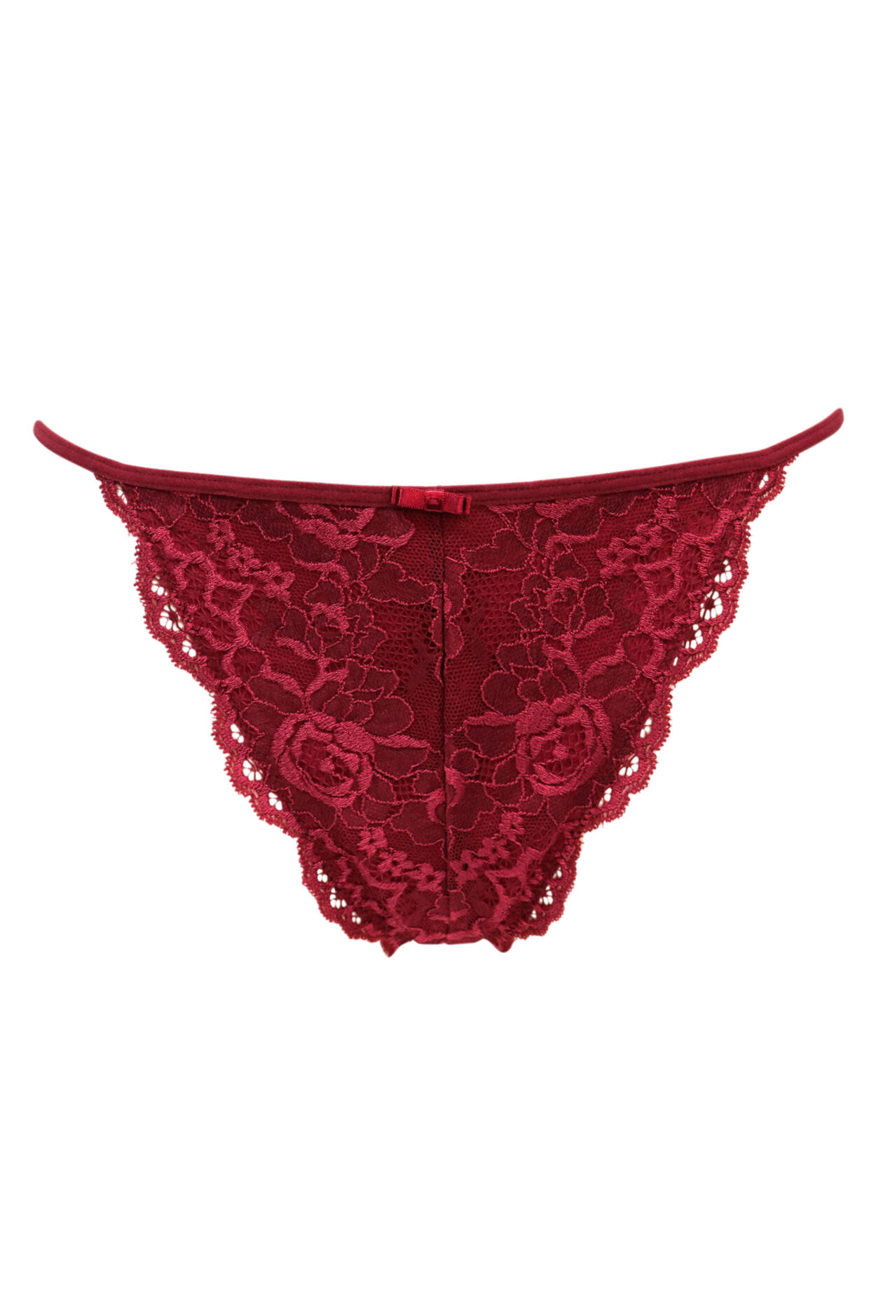 Opulence Thong in Deep Red | Pour Moi
