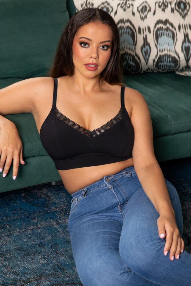 Love To Lounge Cotton Non Wired Bra 