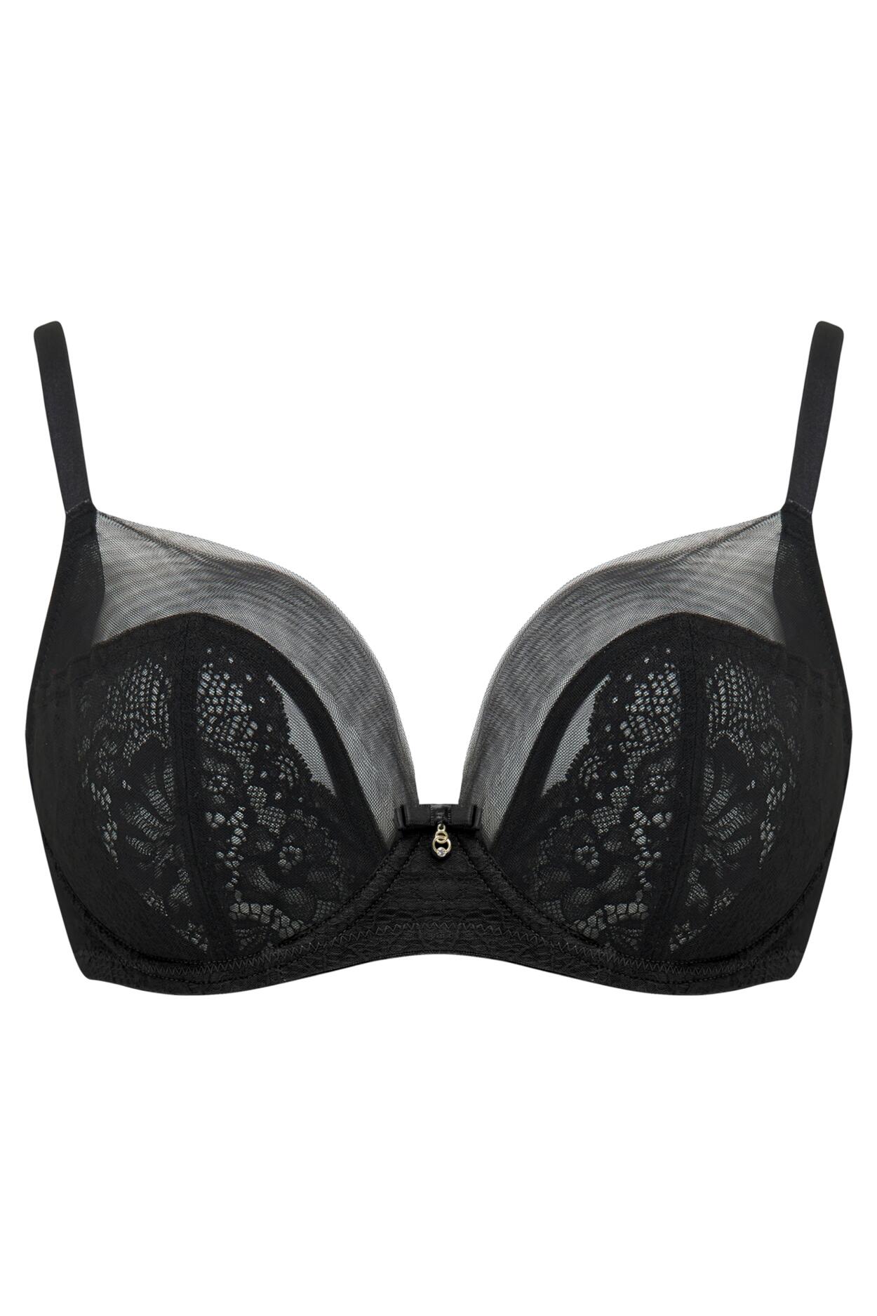 Milan Underwired Bra in Black | Pour Moi