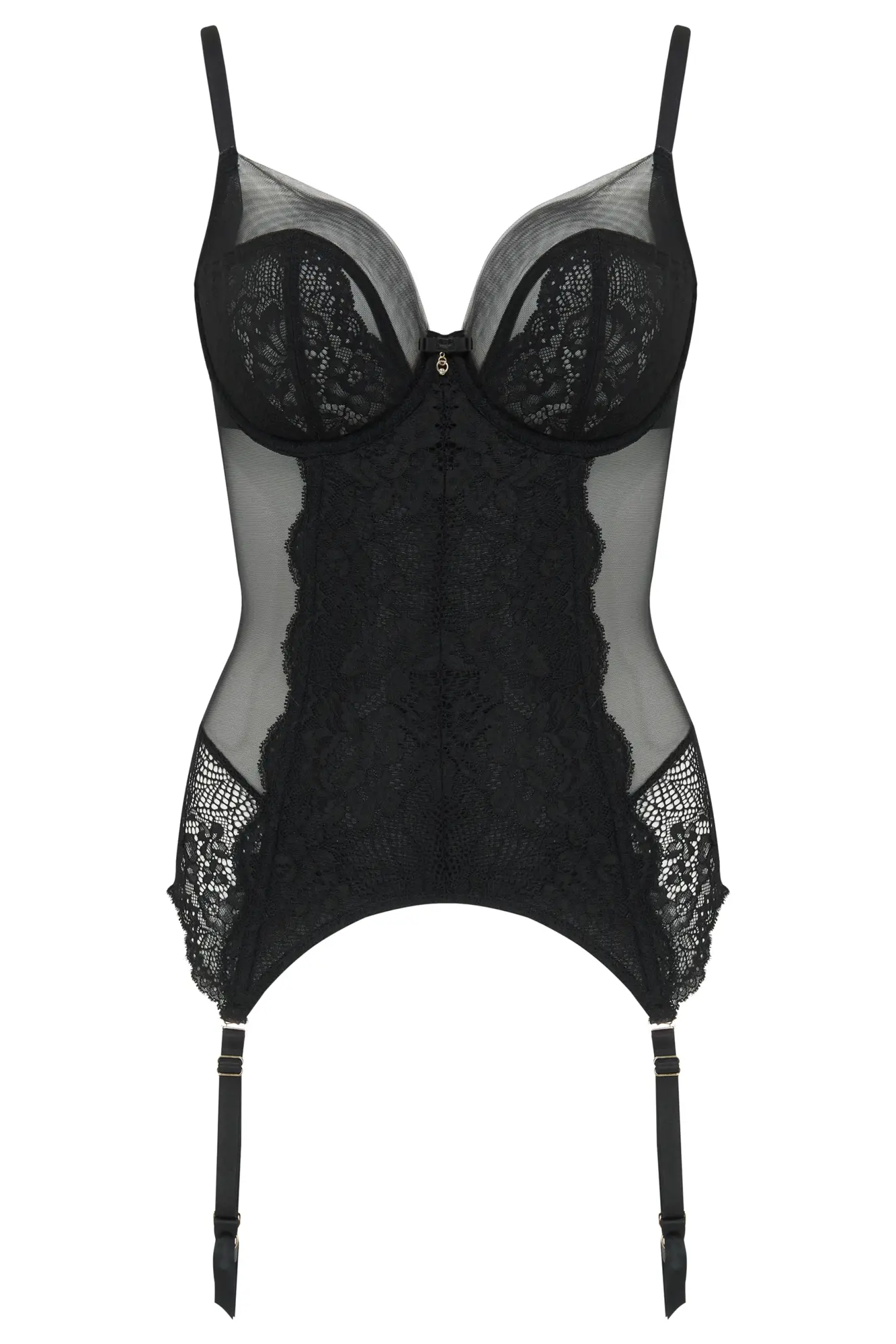 Milan Non Padded Underwired Basque | Black | Pour Moi