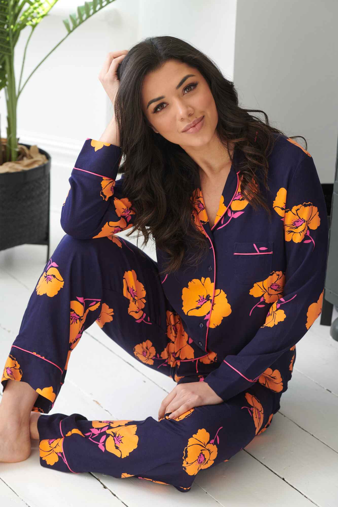 Luxe Woven Floral Nightwear Collection