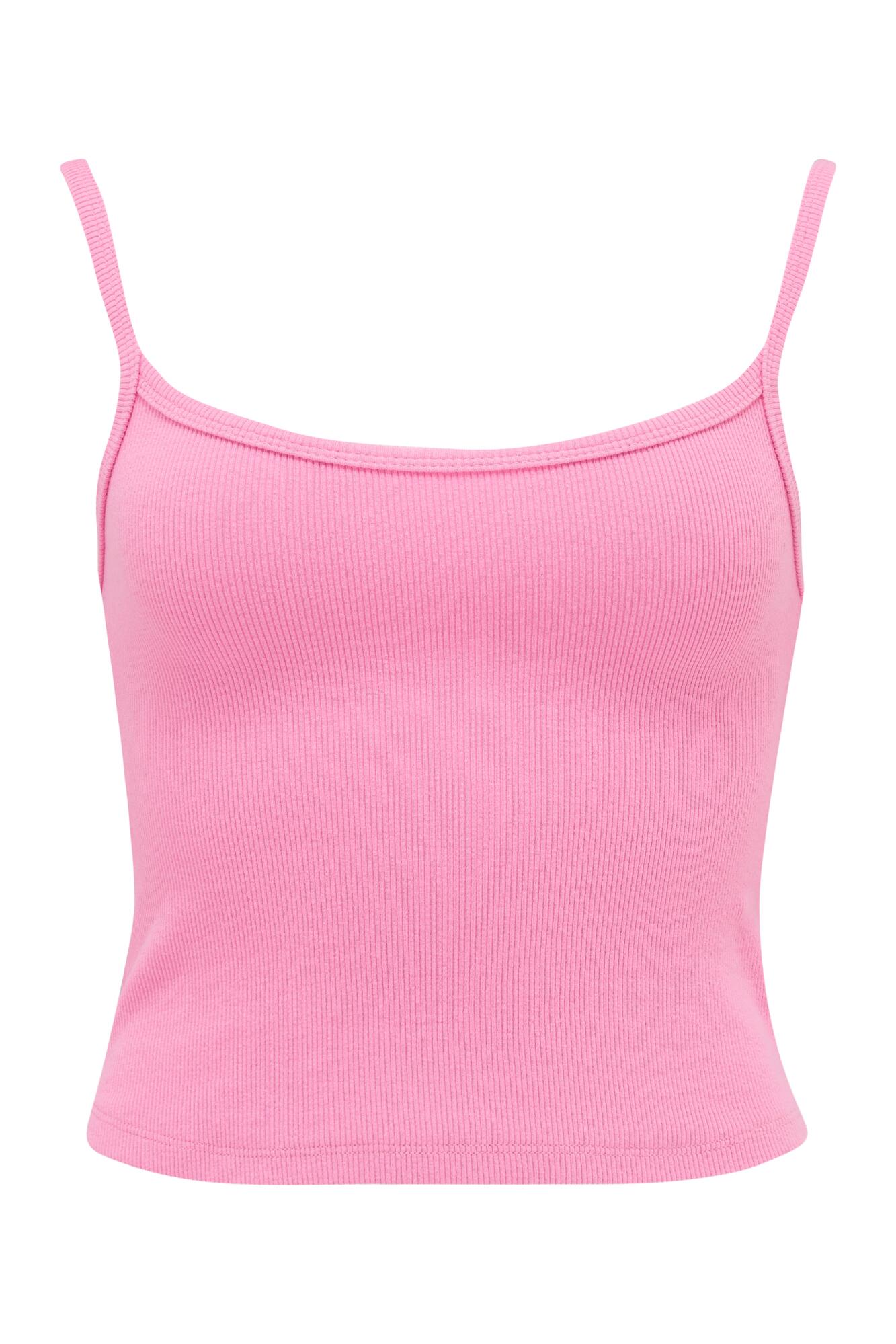 Off Duty Rib Jersey Support Cami in Pink | Pour Moi