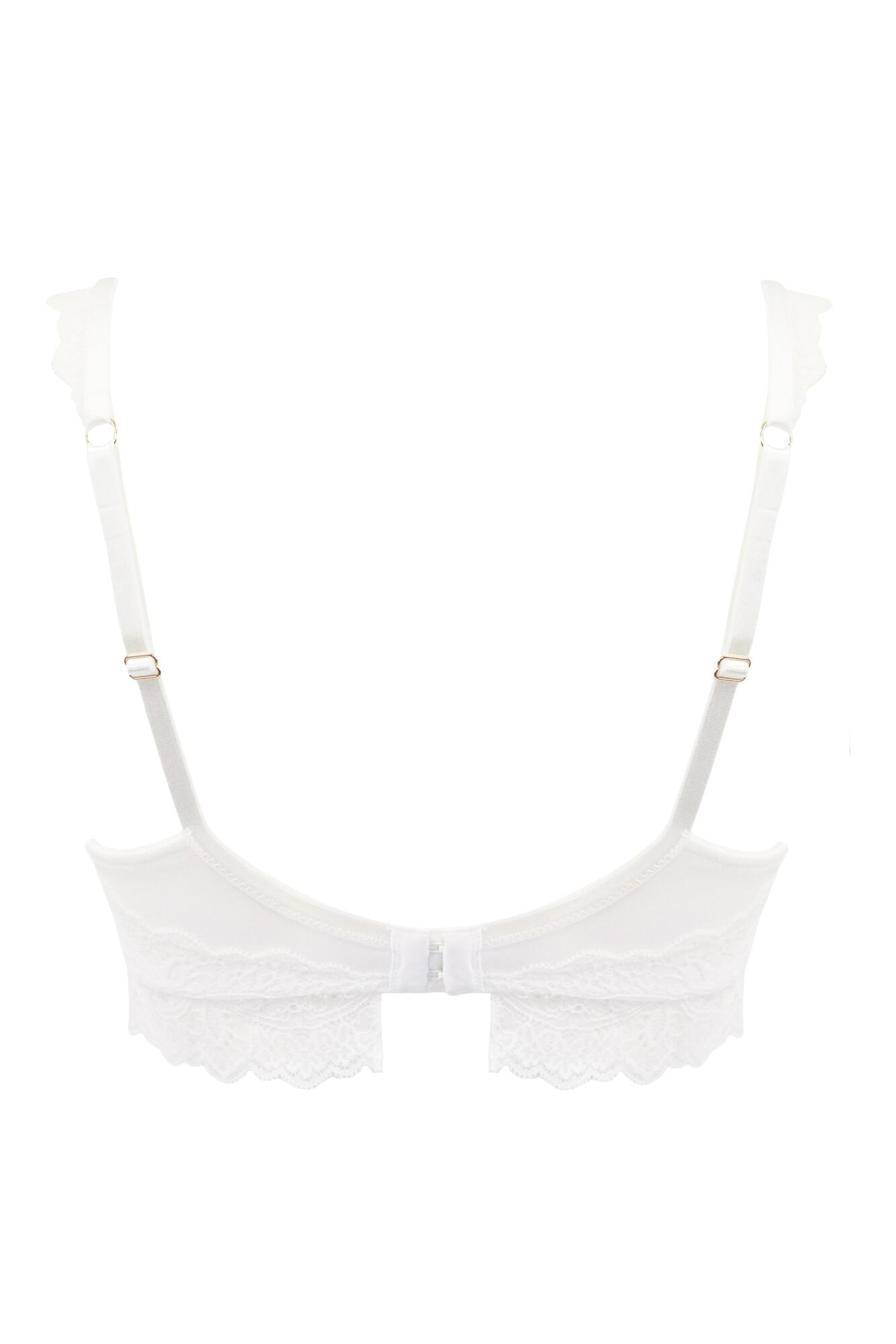 Lace And Luxury Padded Bralette: Ivory