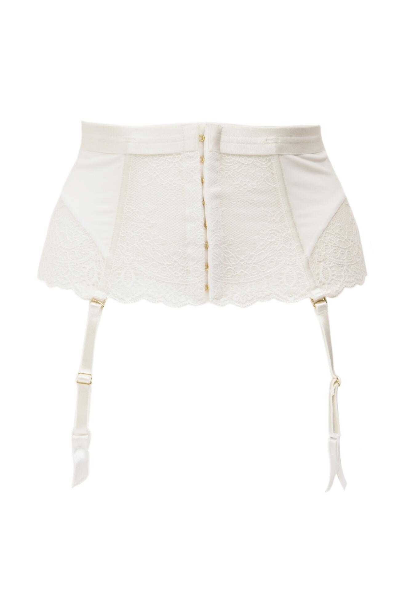 Ivory on sale suspender belt