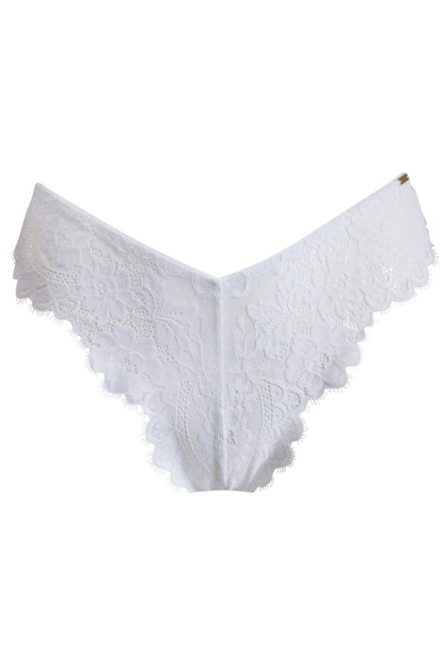 India Eyelash Lace V-Shape Brief 