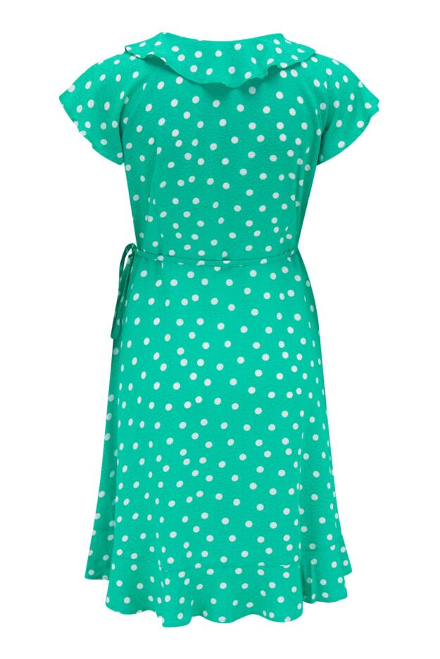 Textured Woven Wrap Beach Dress