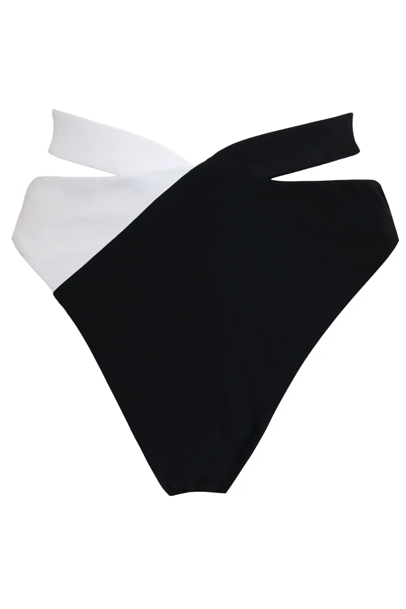 Freedom Cut Out V Brief | Black/White | Pour Moi
