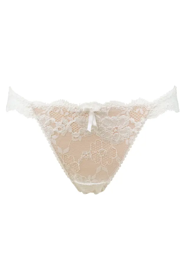Amour Padded Balconette Set | Ivory/Champagne | Pour Moi