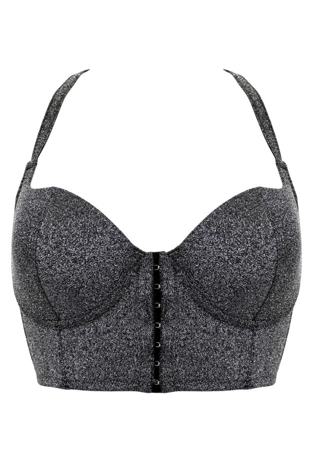 All That Glitters Lightly Padded Front Fastening Longline Bra