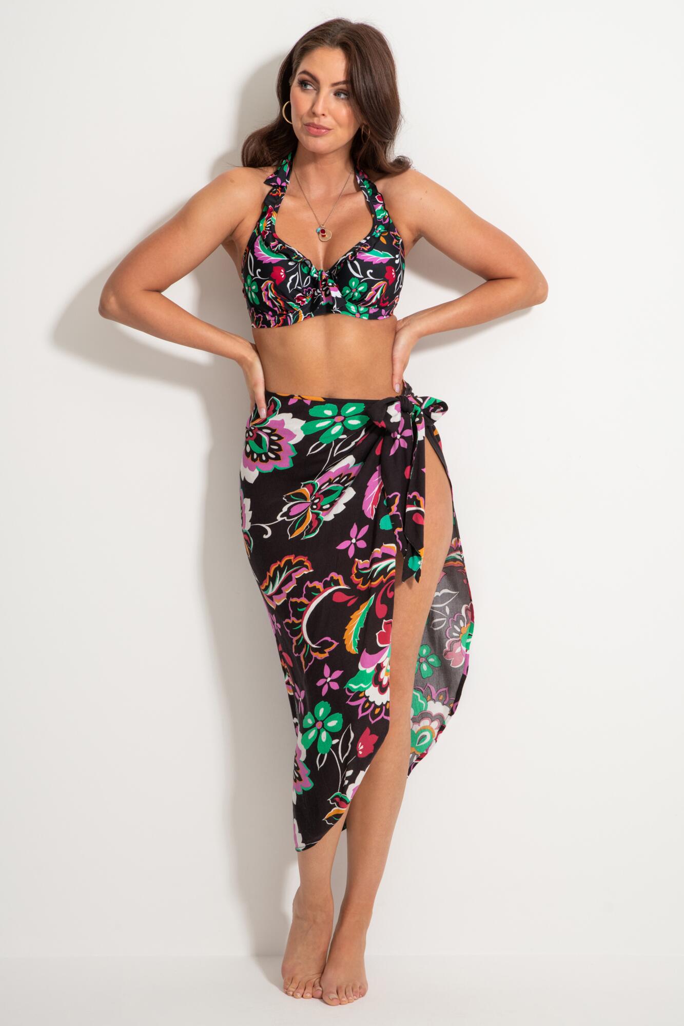 Long top sarong skirt