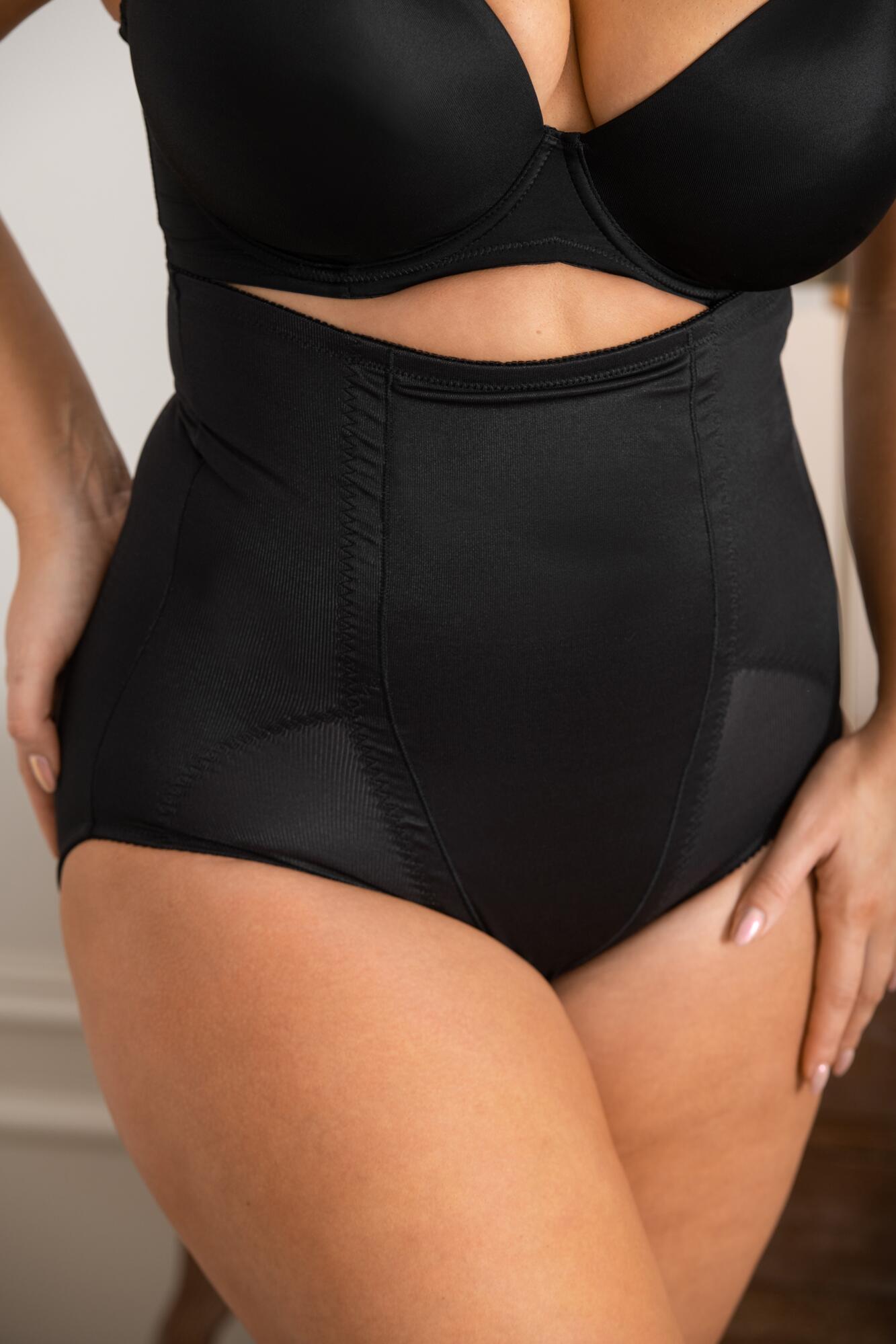 Hourglass Firm Tummy Control High Waist Brief - Black