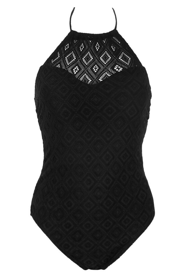 Summer Breeze High Neck Halter Swimsuit