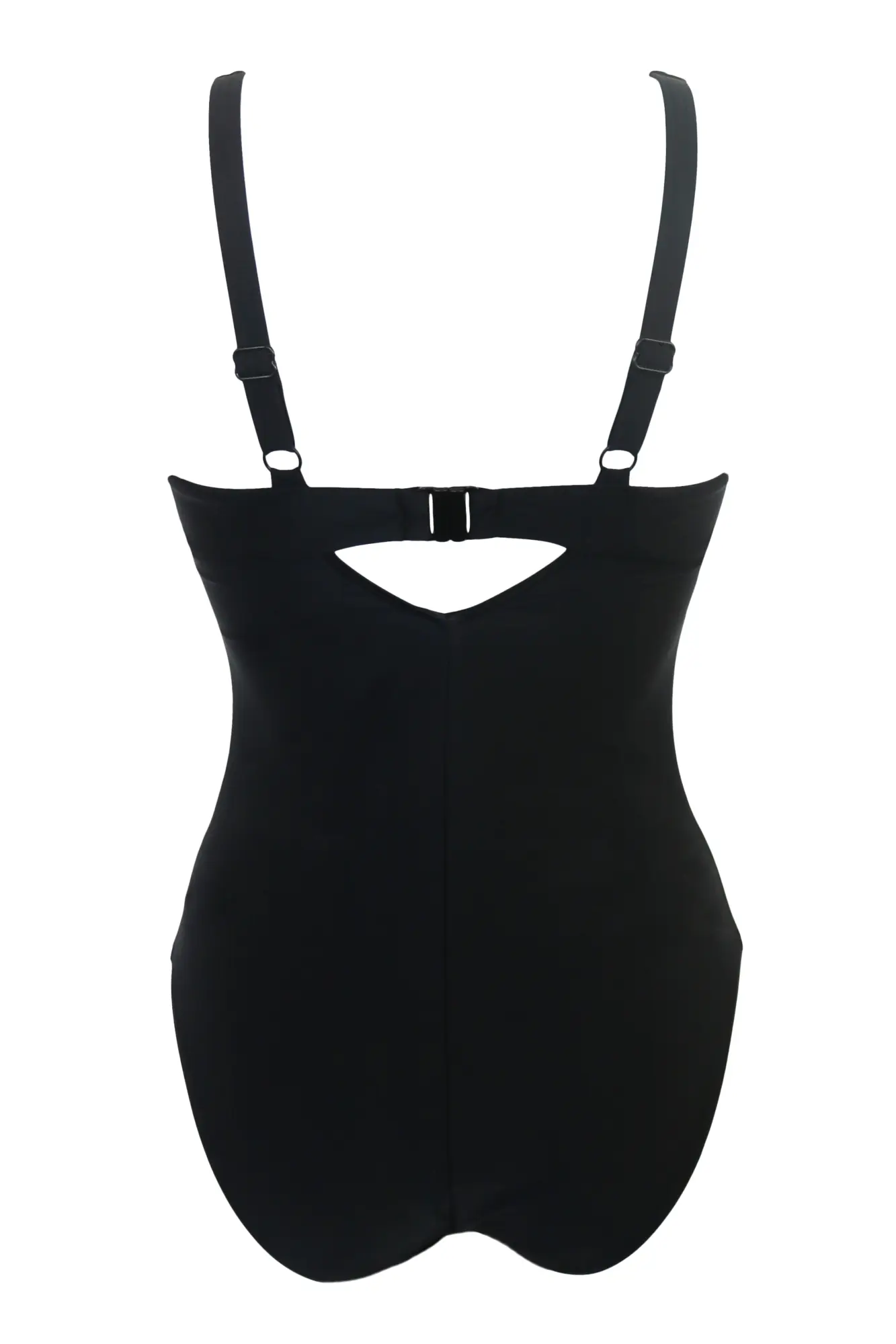 Sexy Black White Pattern Print Padded Plus Size Swimsuit – AMIClubwear