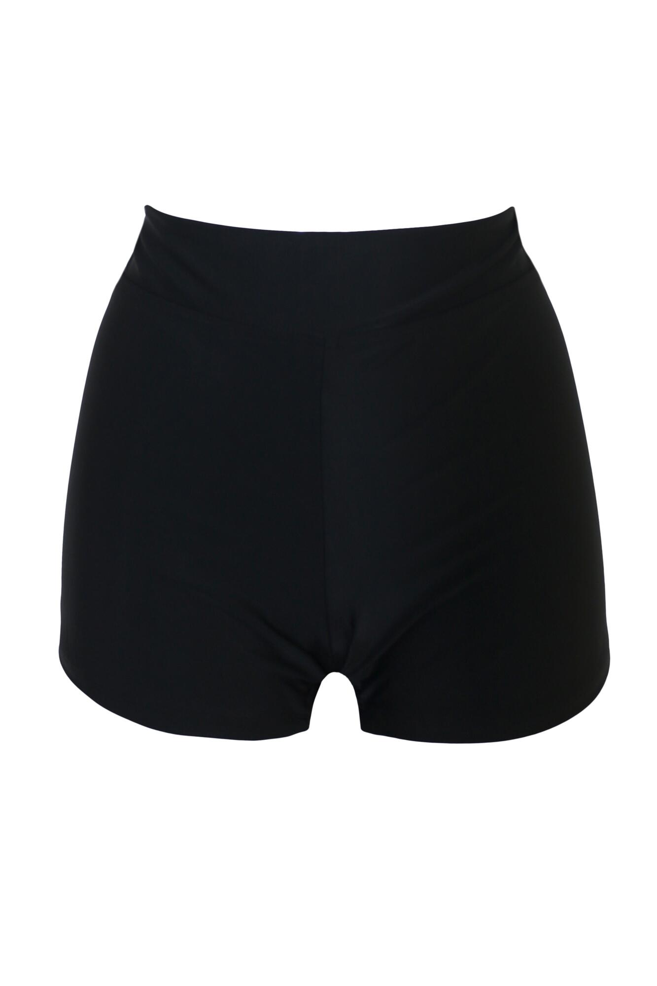 Space High Waist Short Brief in Black Pour Moi