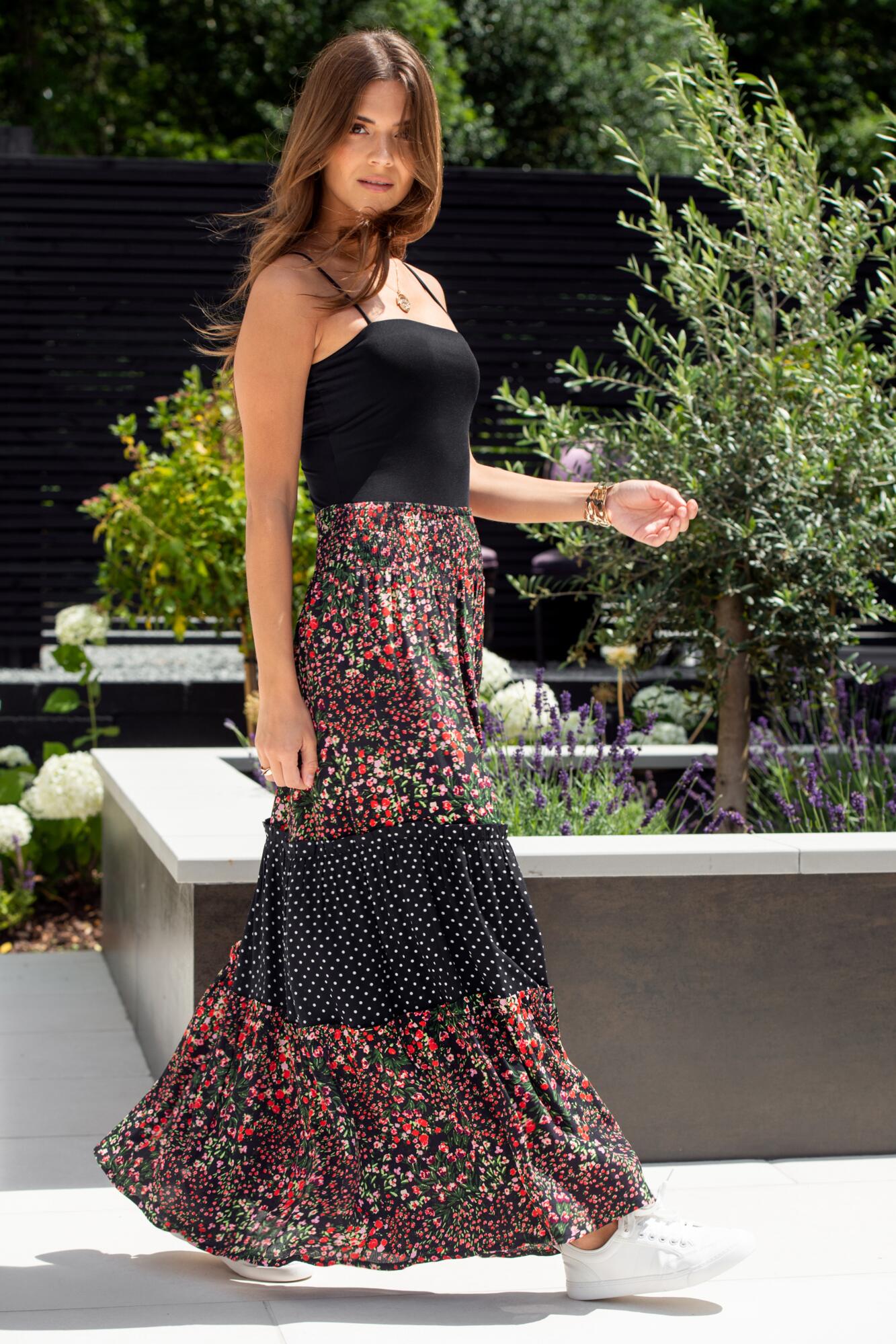 Maxi skirt best sale with matching top