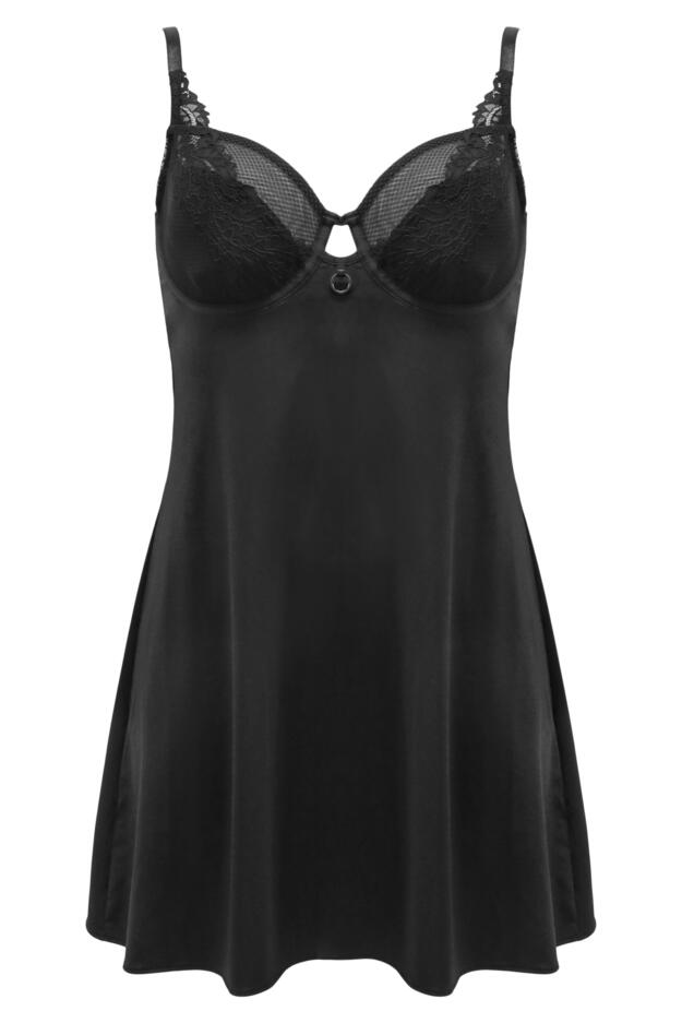 stores cheap 38E / 38DDD Elomi Maria Underwire Babydoll Chemise Lingerie