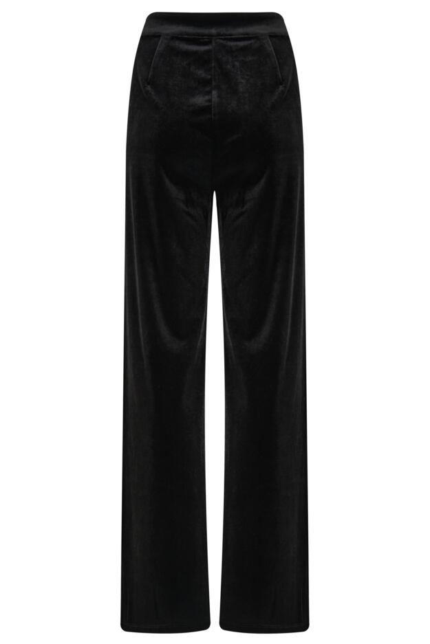 Famulily Women's Summer Wide Leg Trousers Elasticated Waist Yoga Lounge  Pants Long Tracksuit Bottoms with Pockets Black S : : Fashion