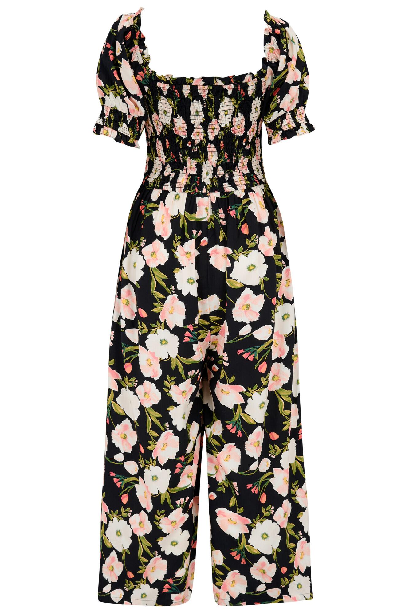 Miss selfridge floral jumpsuit online