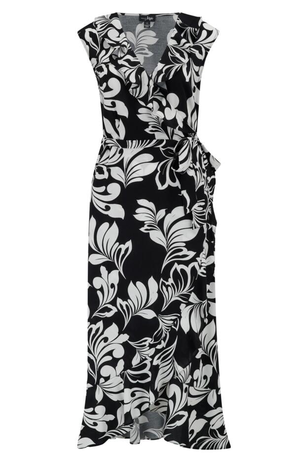 Midaxi Wrap Beach Dress