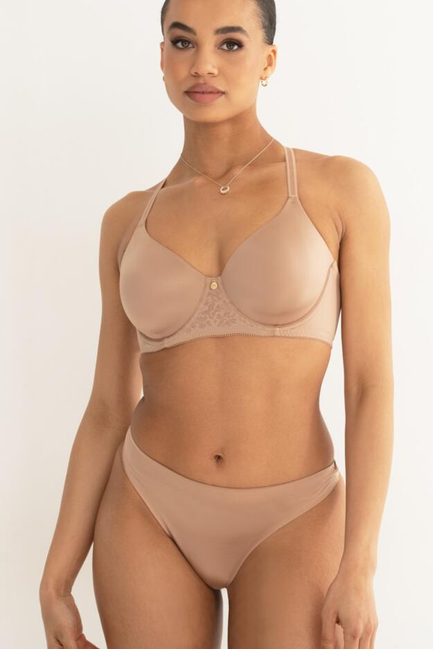 Effortless Non-Padded Underwired Double Layer Smoothing Bra D-J