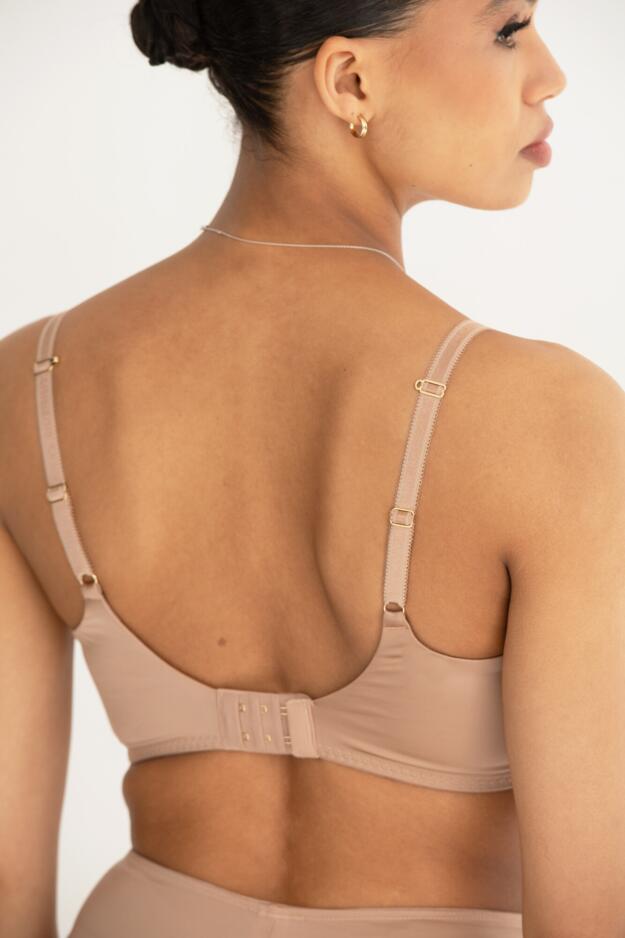 Effortless Non-Padded Underwired Double Layer Smoothing Bra D-J