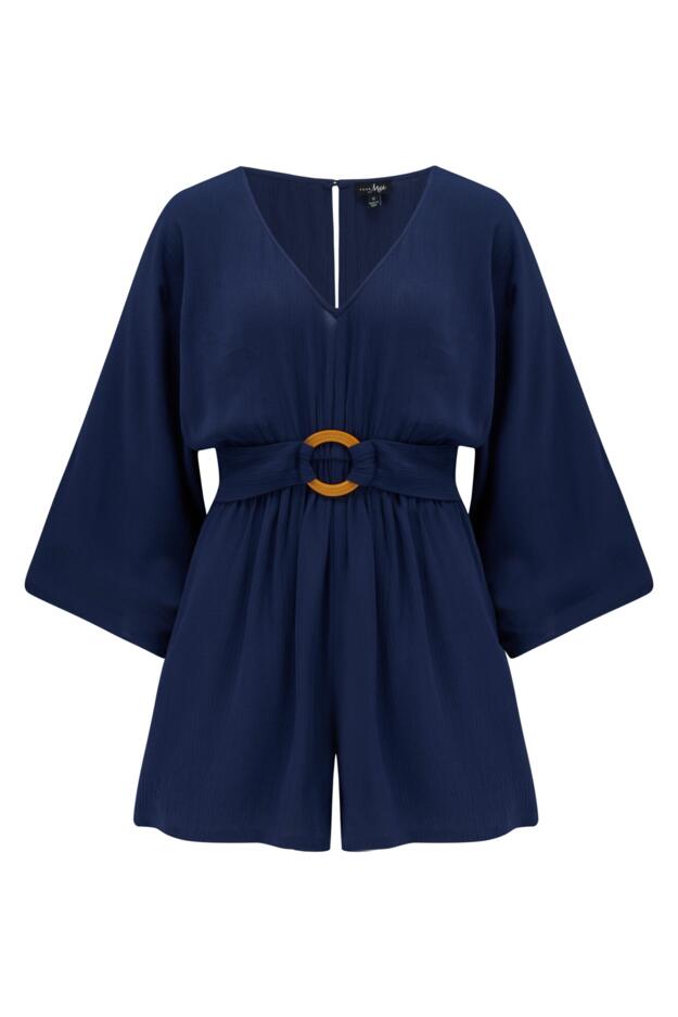 Crinkle O Ring Beach Playsuit