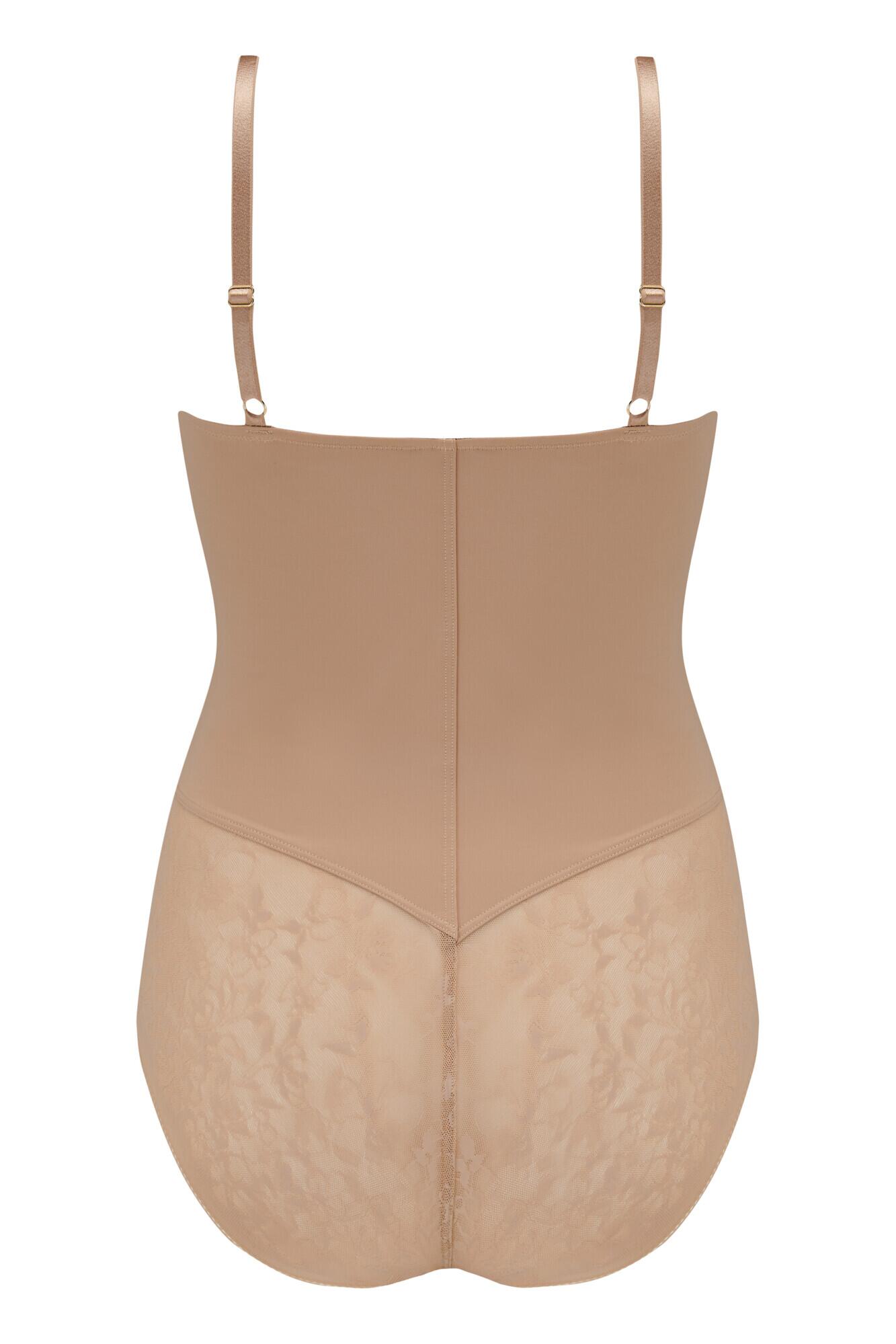 Effortless Shapewear Tummy Control Wear Your Own Bra Body in Toffee Pour Moi