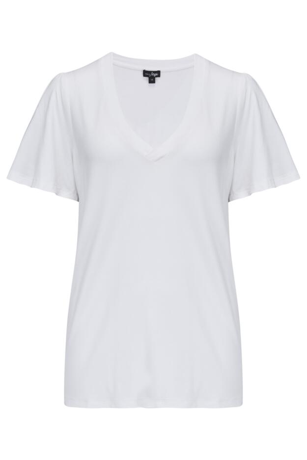 Serena V-Neck Jersey T-Shirt with LENZING™ ECOVERO™ Viscose